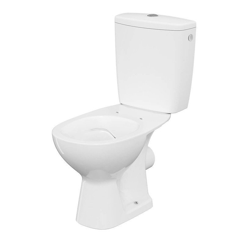 Cersanit Arteco Clean On WC Kompakt z Wolnoopadającą Deską - Biały Połysk Bezrantowy