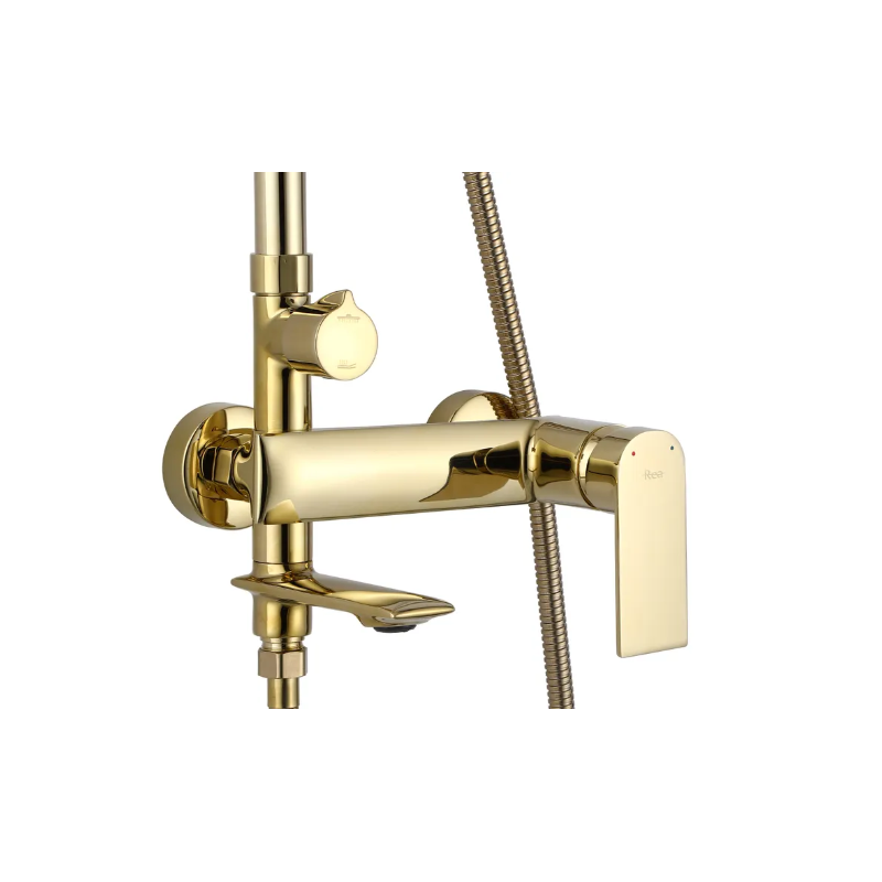 Luksusowy Zestaw Prysznicowy VENETA ZŁOTY – Elegancja i Styl Twojej Łazienki