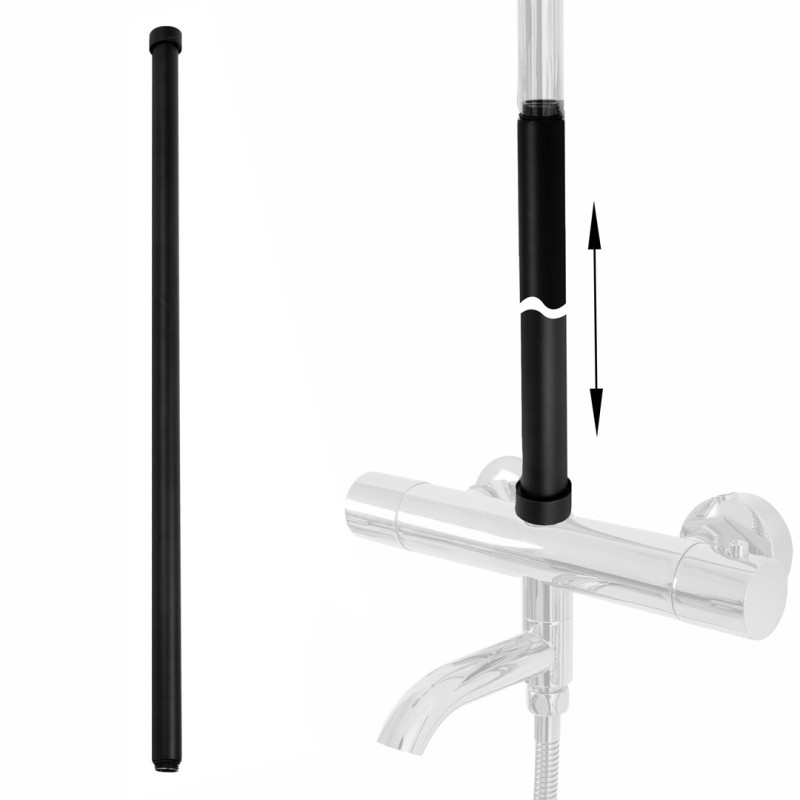 Dodatkowe 60cm Mocy! Stylowa Przedłużka do Twojego Zestawu - Kolor Czarny