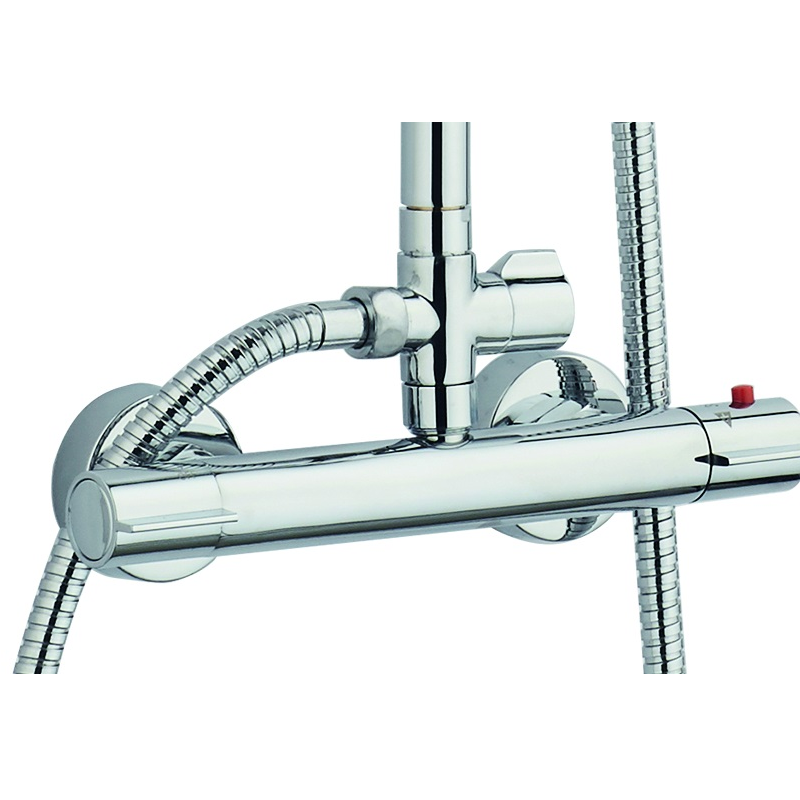 Ekskluzywna Kolumna Natryskowa FOX z Termostatem, Chromowana 5 Lat Gwarancji