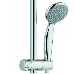 Ekskluzywna Kolumna Natryskowa FOX z Termostatem, Chromowana 5 Lat Gwarancji