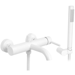 Wyjątkowa Bateria Wannowa Lungo - Elegancja w Bieli od REA