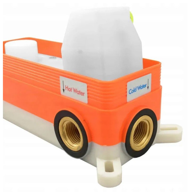 Ekskluzywna Złota Bateria Wannowa LUNGO Podtynkowa z BOX - Styl i Elegancja w Twojej Łazience