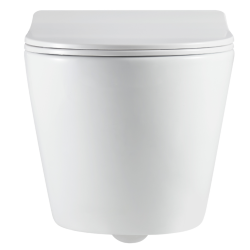 Innowacyjna Miska Wisząca Invena Limnos - Wirowe Spłukiwanie, Wolnoopadająca Deska