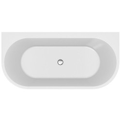 Ekskluzywna wanna Cersanit Crea 170x83 - nowoczesny design, chromowany syfon w zestawie!