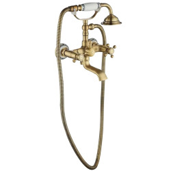 Elegancka Bateria Wannowa Rustico Antyczna Złota – Wyjątkowy Styl Łazienki