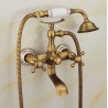 Elegancka Bateria Wannowa Rustico Antyczna Złota – Wyjątkowy Styl Łazienki