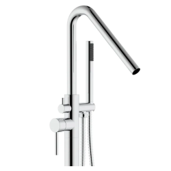 Ekskluzywna Bateria Podłogowa ARAS Chrom do Wanny - Styl i Elegancja!