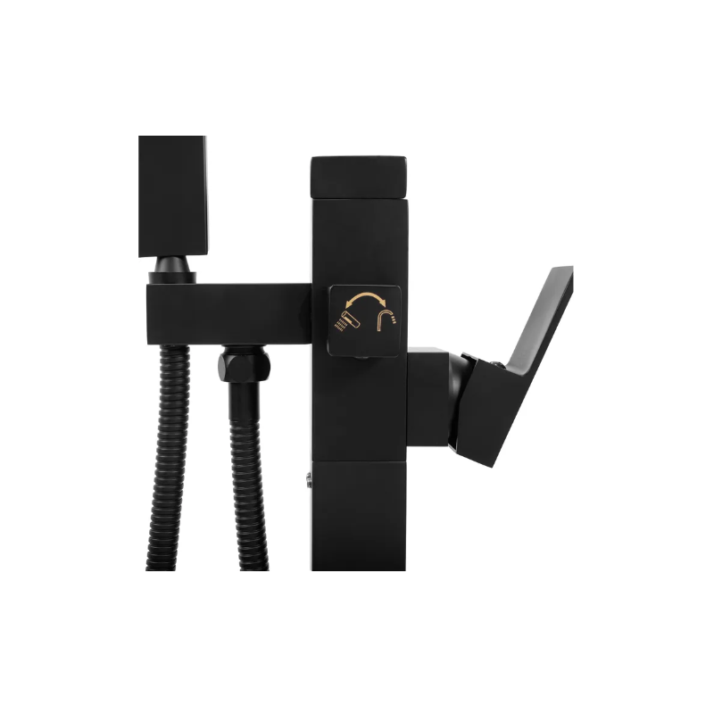 Wolnostojąca Bateria Wannowa REA ST005 Tery Czarna - Elegancja w Twojej Łazience