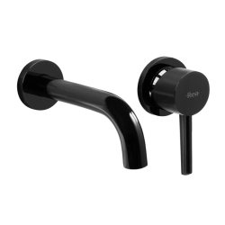 Elegancka Bateria Podtynkowa LUNGO Czarna Metalic + BOX - Luksusowa Nowoczesność!