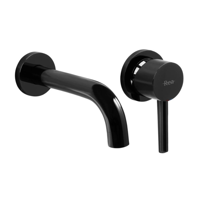 Elegancka Bateria Podtynkowa LUNGO Czarna Metalic + BOX - Luksusowa Nowoczesność!