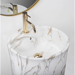 Elegancka Umywalka Wolnostojąca Anya Lava Mat - Nowoczesny Design!