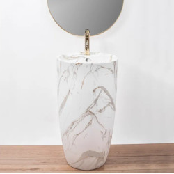 Elegancka Umywalka Wolnostojąca Anya Lava Mat - Nowoczesny Design!