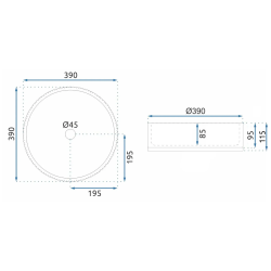 PRZEZROCZYSTA UMYWALKA CRISTAL 39 - STYL & ELEGANCJA NA TWOJEJ ŁAZIENCE