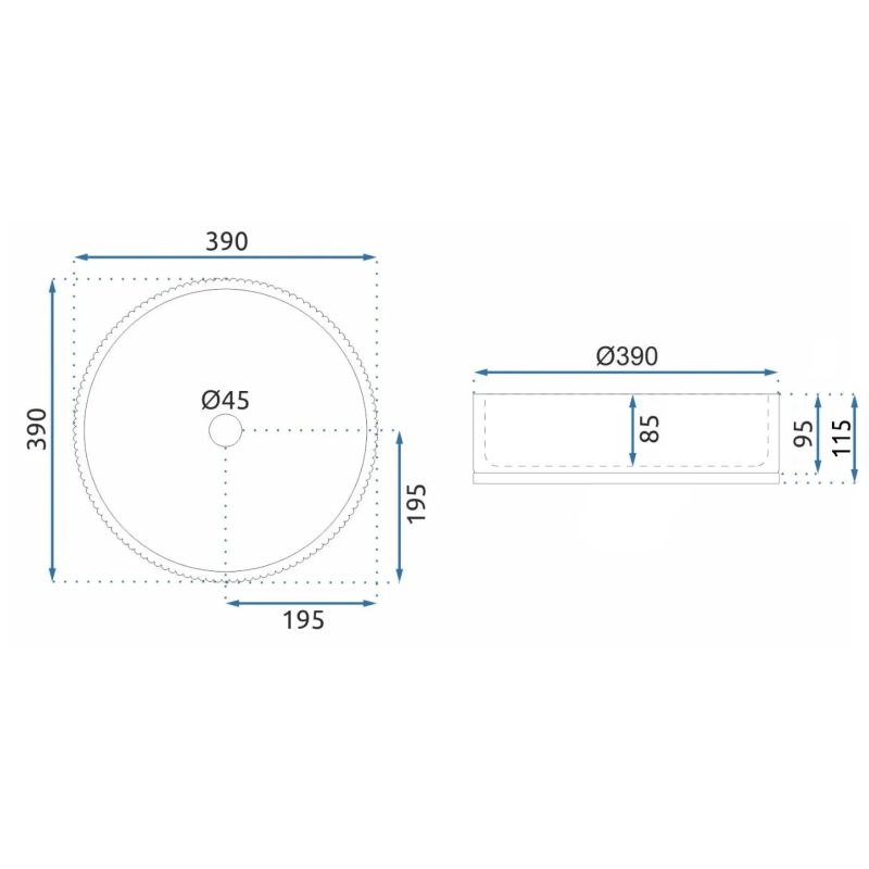 PRZEZROCZYSTA UMYWALKA CRISTAL 39 - STYL & ELEGANCJA NA TWOJEJ ŁAZIENCE