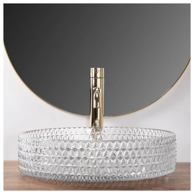 PRZEZROCZYSTA UMYWALKA CRISTAL 39 - STYL & ELEGANCJA NA TWOJEJ ŁAZIENCE