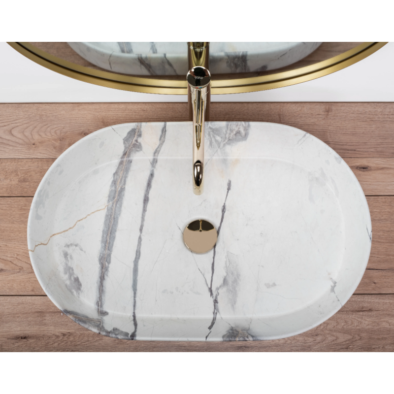 Stylowa Umywalka NABLATOWA NADIA 60 SAND - Elegancja i Nowoczesność