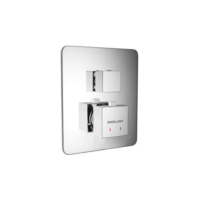 Frost Quatro Termo zestaw prysznicowy podtynkowym, z fix-box, chrom