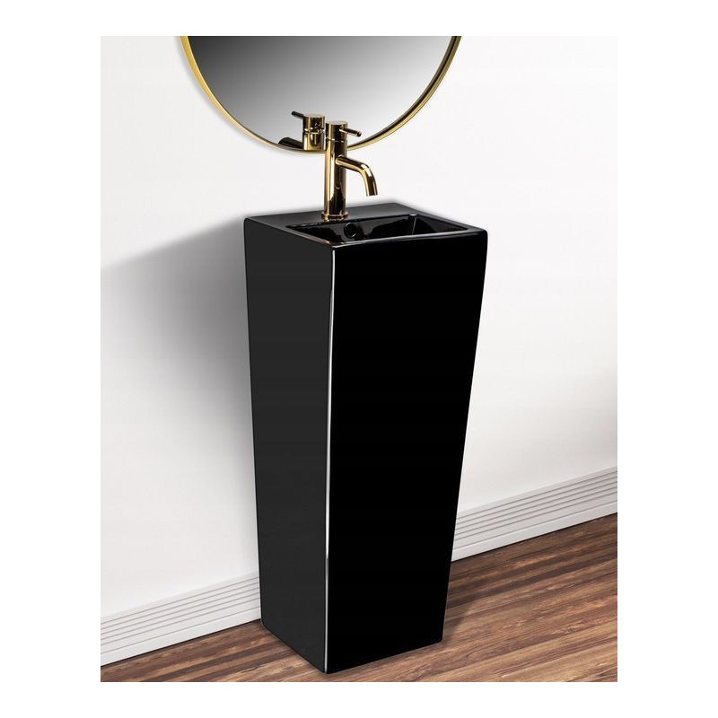 Elegancka Umywalka Kamila Black - Wyjątkowy Styl i Wygoda w Twojej Łazience