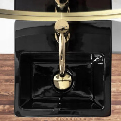 Elegancka Umywalka Kamila Black - Wyjątkowy Styl i Wygoda w Twojej Łazience