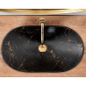 Ekskluzywna Umywalka Nablatowa Royal Marble Black Matt - Nowoczesny Design!