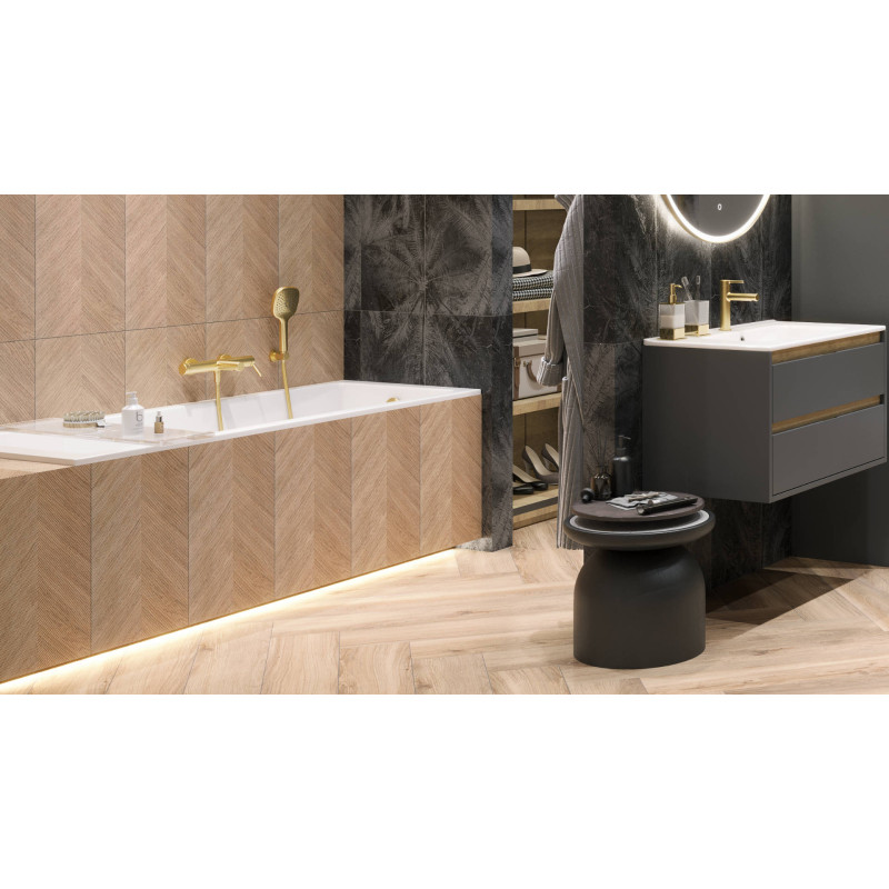 Excellent PI bateria wannowo-prysznicowa  złoty szczotkowany