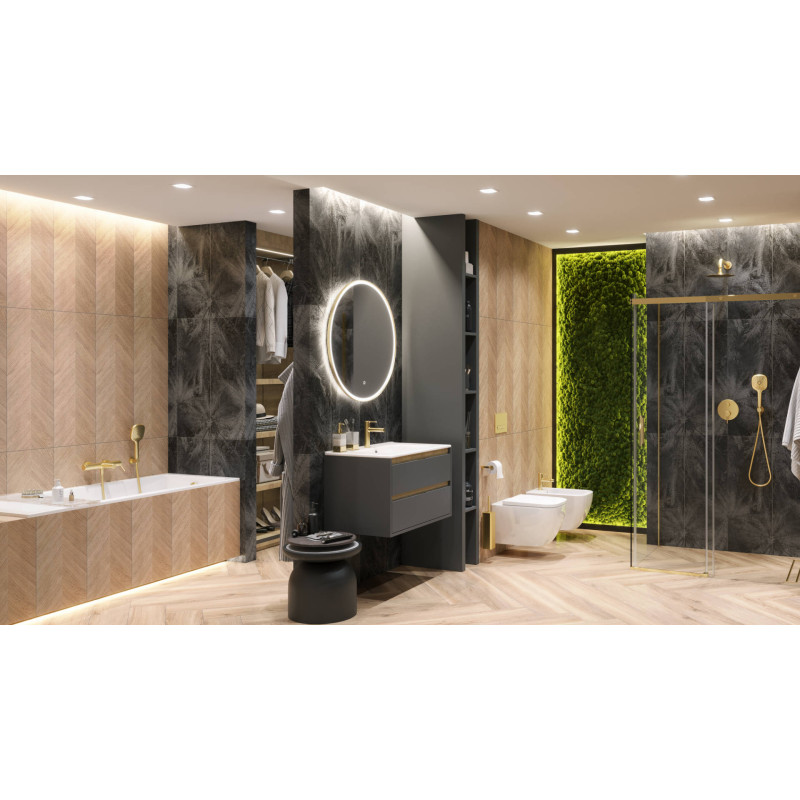 Excellent PI bateria wannowo-prysznicowa  złoty szczotkowany