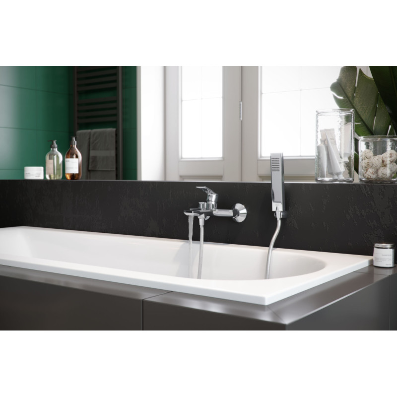 Aurum Slim wanna prostokątna 150x70 cm biały połysk