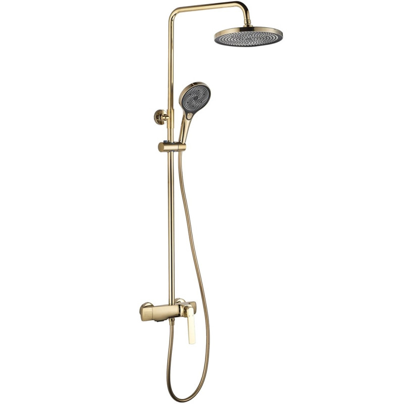 Złoty Zestaw Prysznicowy REBEL - Nowoczesny Styl i Elegancja