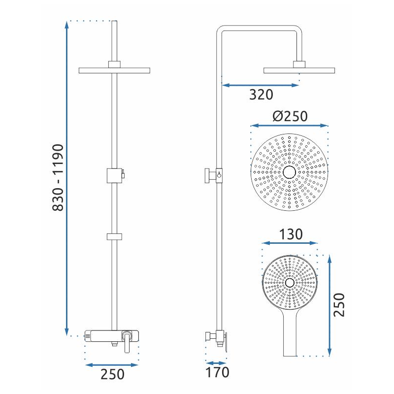 Zestaw prysznicowy Rebel Chrom – elegancja i funkcjonalność dla Twojej łazienki!