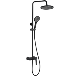 Nowoczesny Serwis Natryskowy REBEL Czarny – Styl i Komfort w Twojej Łazience