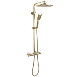 Ekskluzywny Zestaw Prysznicowy Tom - Złoty Szczotkowany Elegancja w Łazience