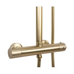 Ekskluzywny Zestaw Prysznicowy Tom - Złoty Szczotkowany Elegancja w Łazience