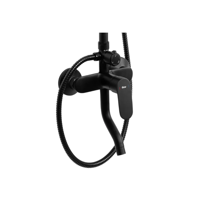 Elegancki Zestaw Prysznicowy Salton - Nowoczesny Styl w Czerni