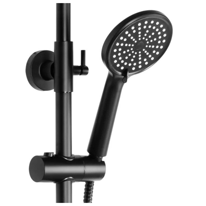 Elegancki Zestaw Prysznicowy Salton - Nowoczesny Styl w Czerni