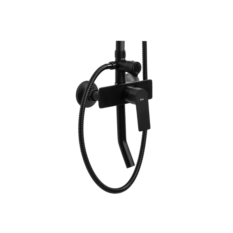 Elegancki Zestaw Prysznicowy Maximus w Kolorze Czarnym - Nowoczesny Design