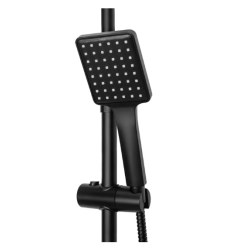 Elegancki Zestaw Prysznicowy Maximus w Kolorze Czarnym - Nowoczesny Design