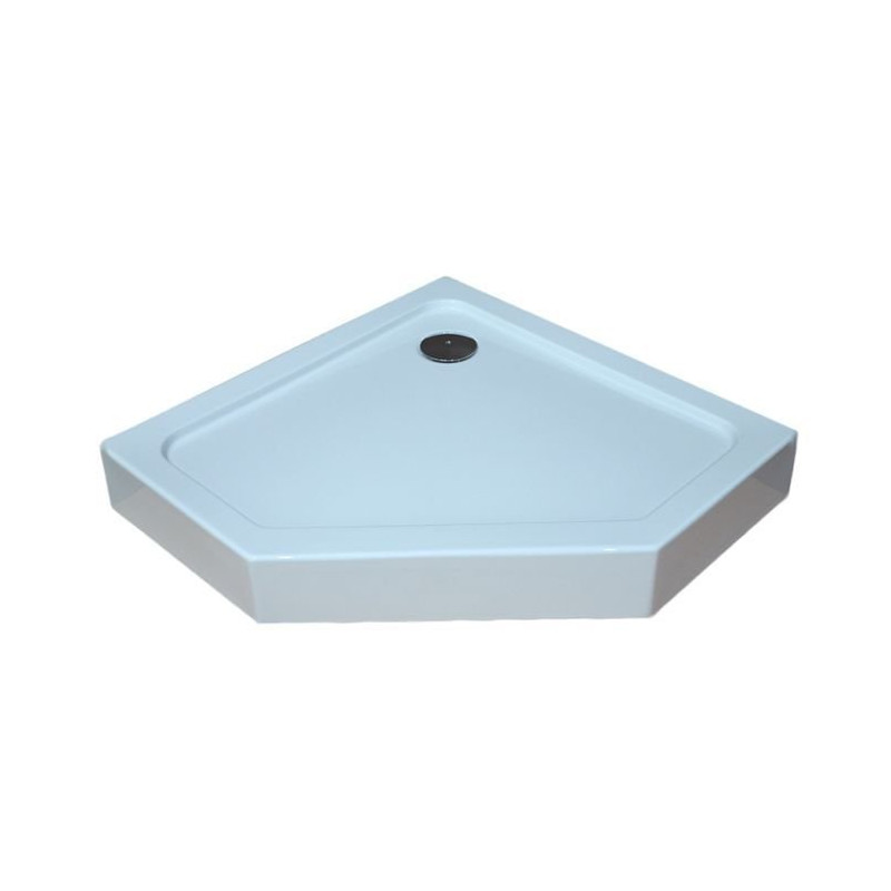 Brodzik pięciokątny 90x90 Kompaktowy BKB022PK - Elegancja i Funkcjonalność w Twojej Łazience!