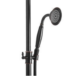 Elegancki Zestaw Natryskowy Bergamo Czarny – Wyjątkowy Styl w Twojej Łazience!