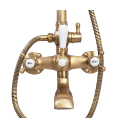 Antyczny Zestaw Prysznicowy Bergamo - Elegancja i Styl w Każdej Łazience