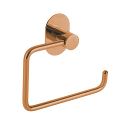 Elegancki uchwyt ścienny na papier toaletowy Różowe Złoto, montaż przykręcany lub bezinwazyjny