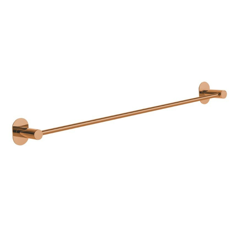 Elegancki Wieszak na Ręcznik Miri - Różowe Złoto, Montaż Ścienny, 610 mm