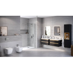 Ness bidet wiszący, biały połysk