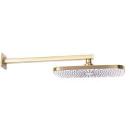 Luksusowy Zestaw Prysznicowy Moby w Złotym Szczotkowanym Wykończeniu + BOX