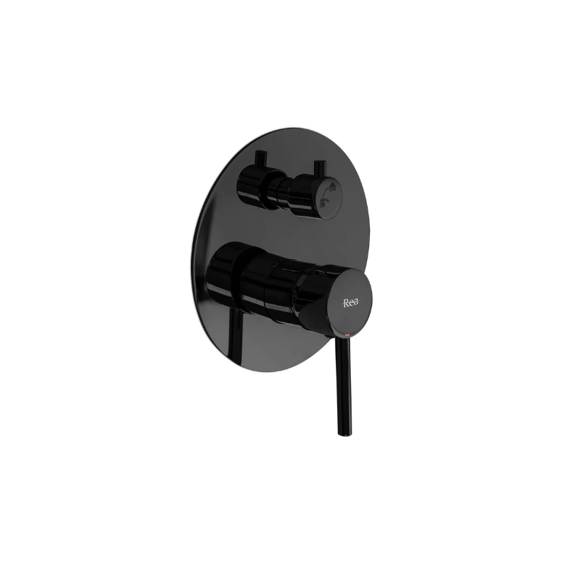 Elegancki Zestaw Prysznicowy LUNGO Czarny Metalik - Nowoczesny Design dla Twojej Łazienki