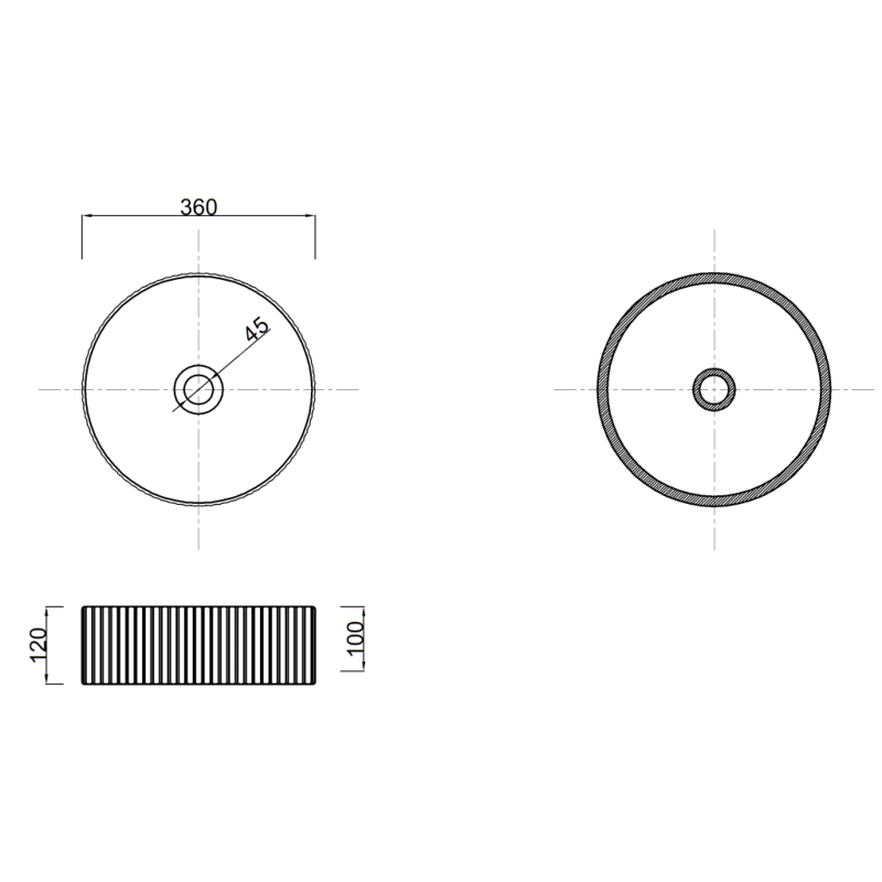 Stylowa Umywalka Nablatowa Invena 36cm Glamour Trend Biała Połysk - Elegancja i Nowoczesność