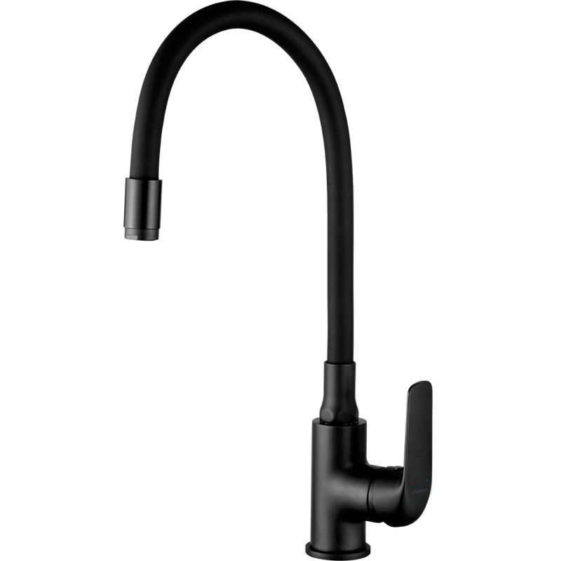 Elastyczna bateria kuchennej precyzji KUCHINOX ELZA - czarne wykończenie, łatwy montaż!