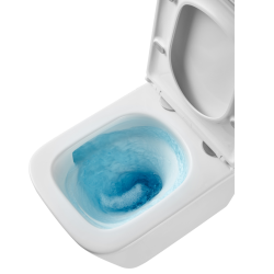 Nowoczesna Miska WC Invena Florina z Wirowym Spłukiwaniem i Wolnoopadającą Deską