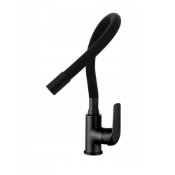 Elastyczna bateria kuchennej precyzji KUCHINOX ELZA - czarne wykończenie, łatwy montaż!