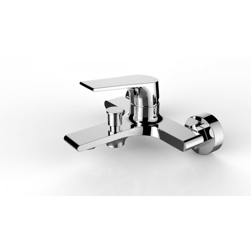 Chromowana Bateria Ścienna PLATO BLY 010D z Ceramiczną Głowicą - Wytrzymałość i Styl